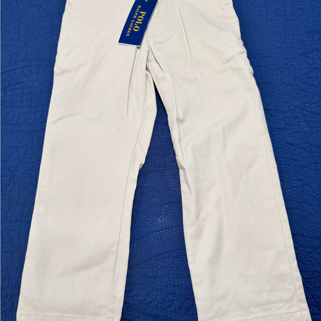 Polo By Ralph Lauren Cream Kids Chino Pants
